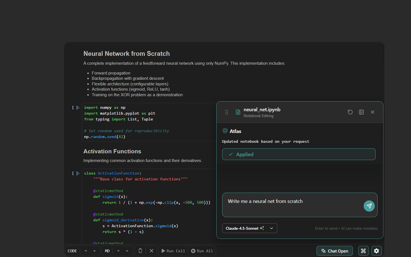 AI-Powered Notebooks